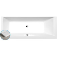 Polysan CLEO SLIM obdĺžniková vaňa 160x70x48cm, biela 73611S