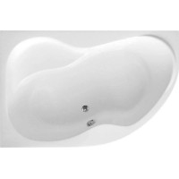 Aqualine CIDLINA 160 vaňa 160x105x45cm bez nožičiek, ľavá, biela G3615