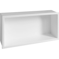 Polysan INSERTA zapustená polica do obkladu, 510x270mm, liaty mramor, biela 1301-53