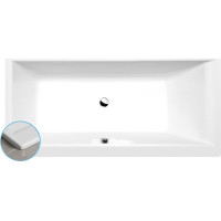 Polysan CLEO SLIM obdĺžniková vaňa 150x75x48cm, biela 27611S