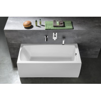 Polysan LILY obdĺžniková vaňa 150x70x39cm, biela 72273