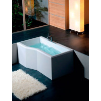 Polysan VERSYS L asymetrická vaňa 170x84x70x47cm, biela 70111