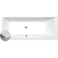Polysan CLEO SLIM obdĺžniková vaňa 180x80x48cm, biela 95611S