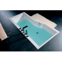 Polysan VERSYS L asymetrická vaňa 170x84x70x47cm, biela 70111