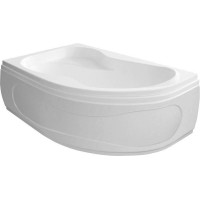 Aqualine CIDLINA 160 vaňa 160x105x45cm bez nožičiek, ľavá, biela G3615