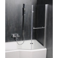 Polysan VERSYS L asymetrická vaňa 170x84x70x47cm, biela 70111