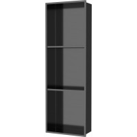 Polysan INSERTA zapustená polica do obkladu, 270x810 mm, nerez, antracit 1301-27B