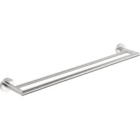 Sapho X-STEEL dvojitý držiak uterákov 600x125mm, nerez mat XS403