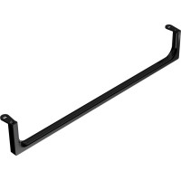 GSI NUBES čelný držiak uterákov 70cm, čierna PANB70N