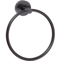Sapho X-ROUND BLACK držiak uterákov kruh, čierna XR411B