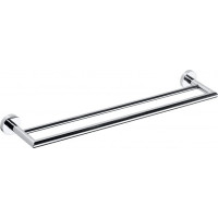 Sapho X-ROUND dvojitý držiak uterákov 600x121mm, chróm XR401