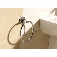 Aqualine SAMBA držiak uterákov kruh, chróm SB106