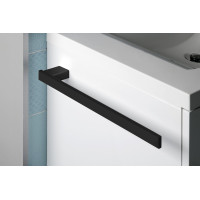 Sapho BELLA držiak uterákov 400x25 mm, čierna mat FA311B