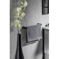 Gedy PIRENEI držiak uterákov 350x66mm, čierna mat PI213514