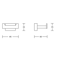 Aqualine APOLLO dvojháčik, chróm 1416-23