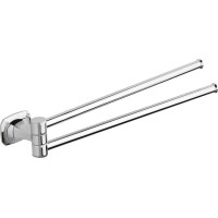 METAFORM AIDA dvojitý držiak uterákov otočný 320mm, chróm AI021