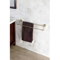 Sapho DIAMOND dvojitý držiak uterákov 600x130mm, bronz 1318-11