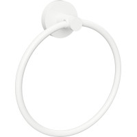 Sapho X-ROUND WHITE držiak uterákov kruh, biela XR411W