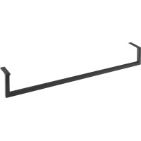 Aqualine HANG držiak uterákov pod umývadlo 665x98mm, čierna mat HG665