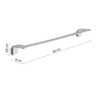 Gedy IL GIGLIO držiak uterákov 600x80mm, chróm A9216013