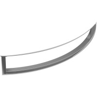 GSI NORM čelný držiak uterákov 60cm, pre umývadlo 8645111, chróm PANMA60