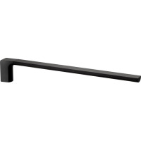 Gedy PIRENEI pevný držiak uterákov 410mm, čierna mat PI2214