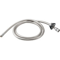 Sapho Sprchová priechodka na okraj vane vrátane hadice F1/2"-M3/8", guľatá, chróm 1205-04