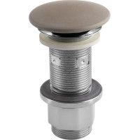 Sapho Umývadlová výpusť 5/4“, click-clack, betónová zátka, piesková FG914