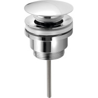 Bruckner Umývadlová výpusť 5/4“, click-clack, hr.10-55mm, veľká zátka, chróm 151.307.1