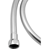 Sapho SOFTFLEX plastová sprchová hadica, 120cm, metalická strieborná/chróm 1208-10