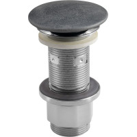 Sapho Umývadlová výpusť 5/4“, click-clack, betónová zátka, strieborná FG919