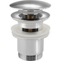 Sapho Umývadlová výpusť 5/4“, click-clack, veľká zátka, hr.30-45mm, chróm CV1007