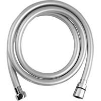 Sapho SOFTFLEX plastová sprchová hadica, 150cm, metalická strieborná/chróm 1208-11