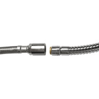 Sapho SET sprchové hadice pre výsuvné sprchy z vane, F1/2"- F1/2", 275cm, chróm FLE18