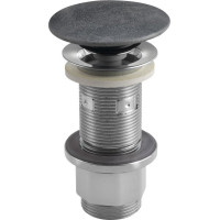 Sapho Umývadlová výpusť 5/4“, click-clack, betónová zátka, strieborná FG919