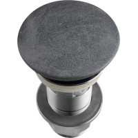 Sapho Umývadlová výpusť 5/4“, click-clack, betónová zátka, strieborná FG919