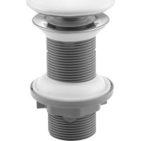 Isvea Umývadlová výpusť 5/4“, click-clack, keramická zátka, hr.20-70mm, biela 38TP0161I