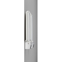 Gelco GELCO sklopné sedátko do sprchového kúta 32, 5x32, 5cm, biela GS120W