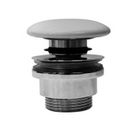 GSI GSI umývadlová výpusť 5/4“, click-clack, keramická zátka, biela mat PCS09