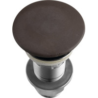 Sapho Umývadlová výpusť 5/4“, click-clack, betónová zátka, tmavo hnedá FG915