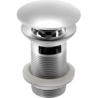 Sapho MINIMAL umývadlová výpusť 5/4“, click clack, veľká krytka, nerez mat MI057