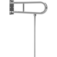 Sapho HANDICAP madlo sklopné s opornou nohou 600mm, nerez lesk XH521