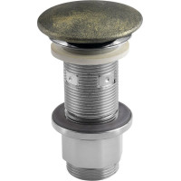 Sapho Umývadlová výpusť 5/4“, click-clack, betónová zátka, zlato FG918