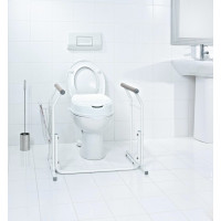 Ridder HANDICAP oporné mobilné madlá k WC, biela A0110101