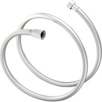 Sapho QUADROFLEX plastová sprchová hadica hranatá, 150cm, strieborná/chróm 1208-13