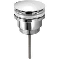 Bruckner Umývadlová výpusť 5/4“, click-clack, hr.10-55mm, veľká zátka, chróm 151.307.1
