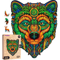 WOODLIKA Drevené puzzle Múdry medveď 160 dielikov