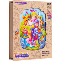 WOODLIKA Drevené puzzle Statočný rytier 120 dielikov