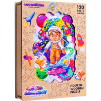 WOODLIKA Drevené puzzle Vesmírny dobrodruh 120 dielikov