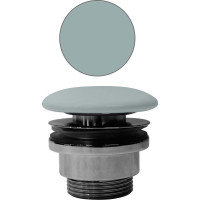 GSI GSI umývadlová výpusť 5/4“, neuzatvárateľná, hr.5-65 mm, keramická krytka, ghiaccio mat PVC15
